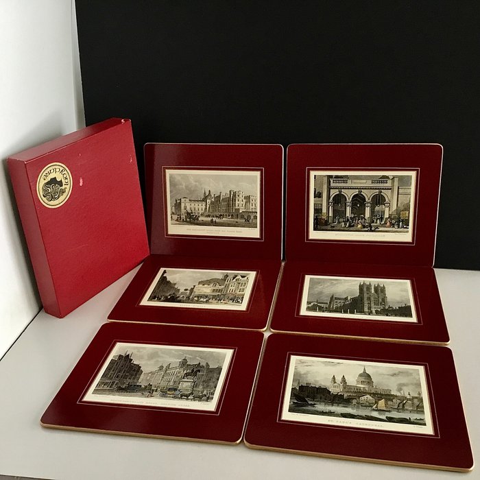 收藏家的物品-六盒老式克萊爾·謝珀茲夫人倫敦原產地墊 (7) - 硬板