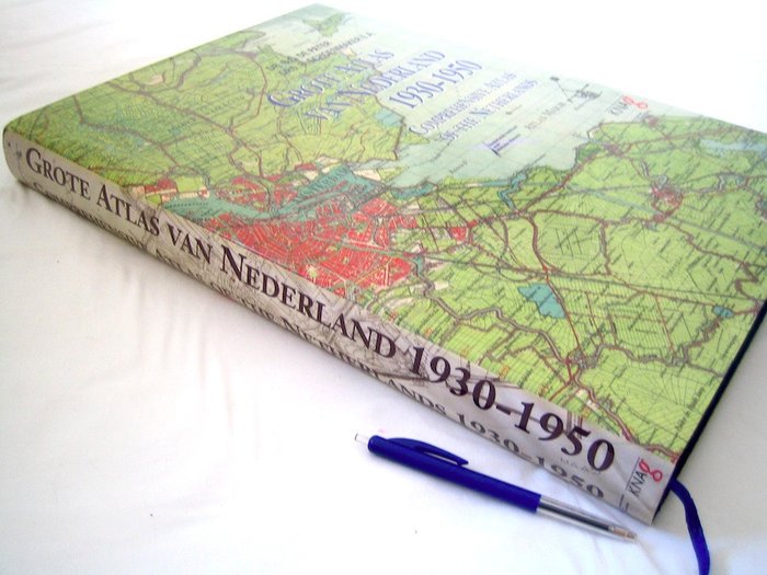 Image 3 of Netherlands, Nederland; K.N.A.G. - Grote Atlas van Nederland 1930-1950 / Comprehensive Atlas of the