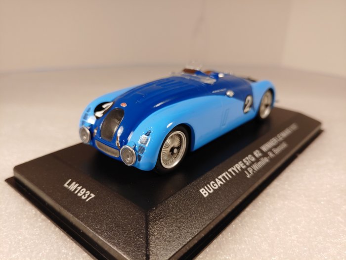 IXO - 1:43 - Bugatti 57G #2 winnaar 24h Le Mans 1937 - J.P. Wimille - R. Benoist