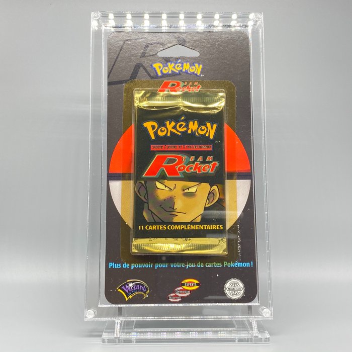 Wizards of the Coast - Pokémon - Byttekort Blister Booster Pack Giovanni - FRENCH - Ed.2 - Pokemon - SEALED TEAM ROCKET - 2000