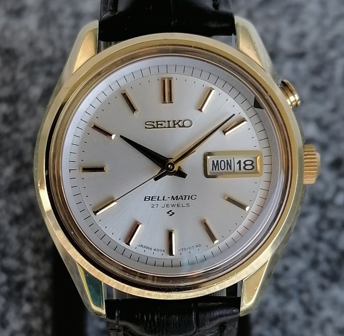 Seiko - Vintage Bell-Matic 4006-7010 Gold PLated - 27 - Catawiki