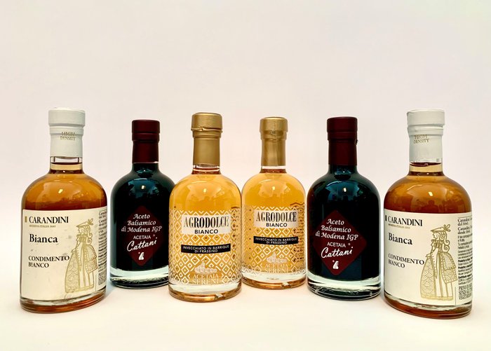 Carandini, Cattani, Acetaia Sereni - Balsamic vinegar - 6 - 250ml Bottle