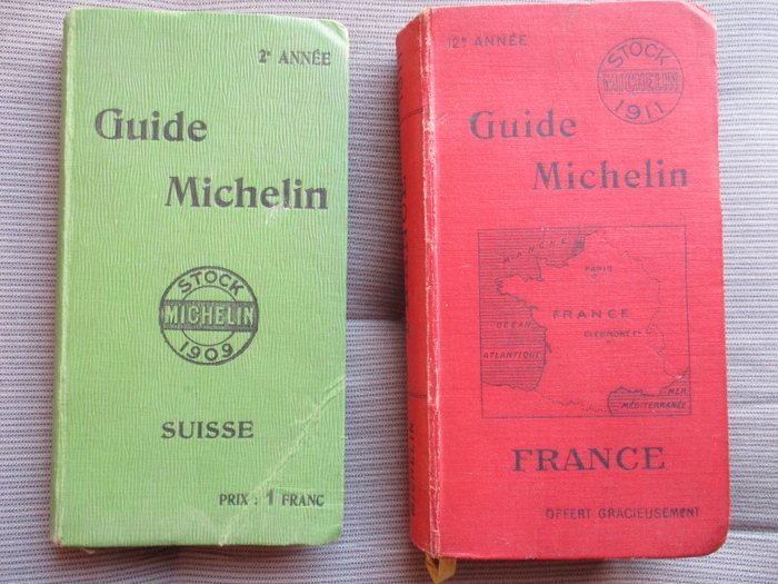 Michelin - Guide Michelin Suisse,  France - 1909/1911