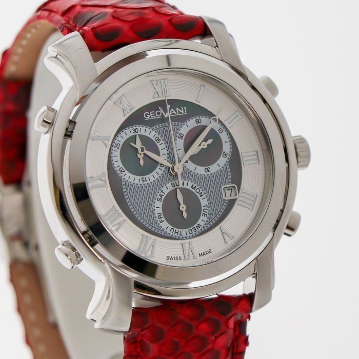Preview of the first image of Geovani - Swiss Chronograph - GOC509-SL-8 "NO RESERVE PRICE" - Men - 2000-2010.