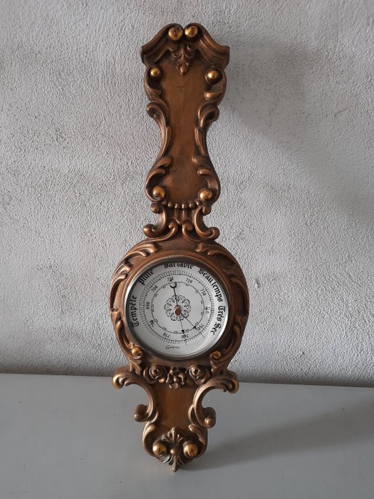Goldtime - Barometer - Bronze, Glas, Holz