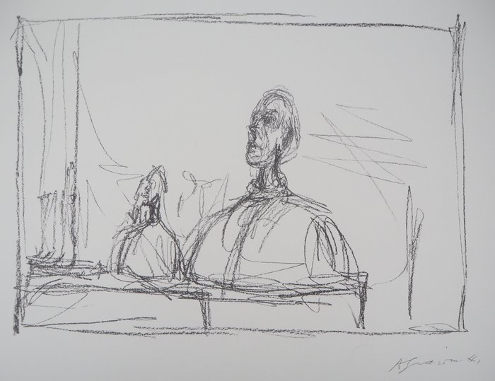 Alberto Giacometti (1901-1966) - Buste à l'atelier