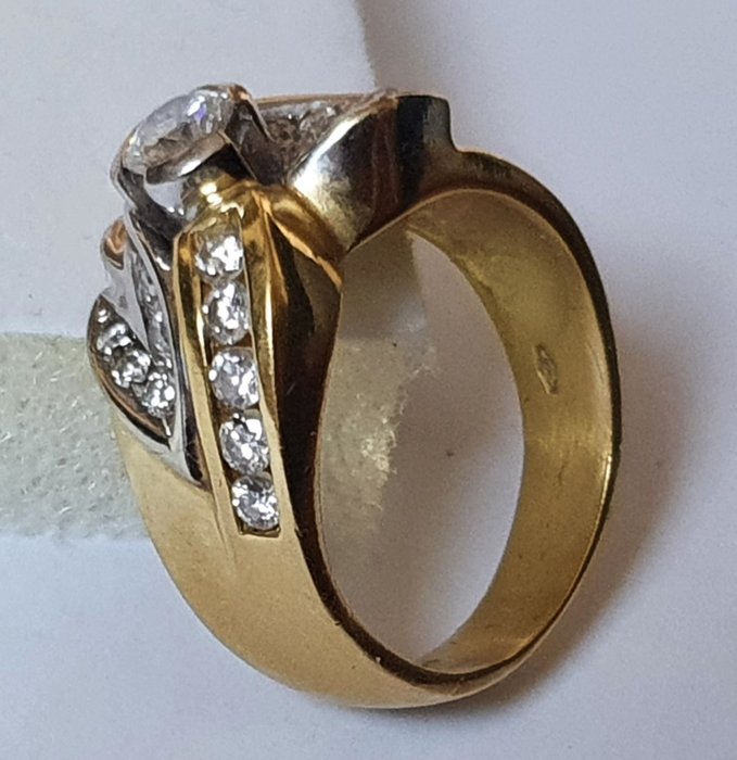 Image 2 of Leo Pizzo - 18 kt. Yellow gold - Ring - 0.28 ct Diamond - Diamonds