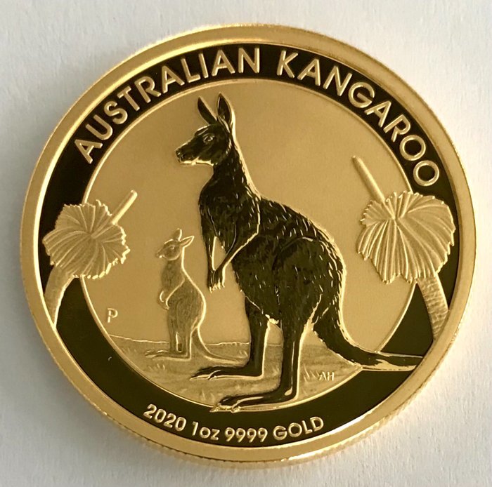 Australie. 100 Dollars 2020 - Kangaroo - 1 oz