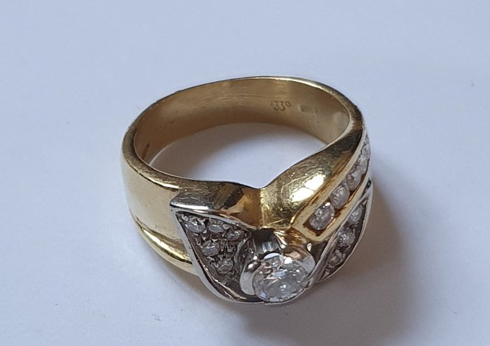Image 3 of Leo Pizzo - 18 kt. Yellow gold - Ring - 0.28 ct Diamond - Diamonds