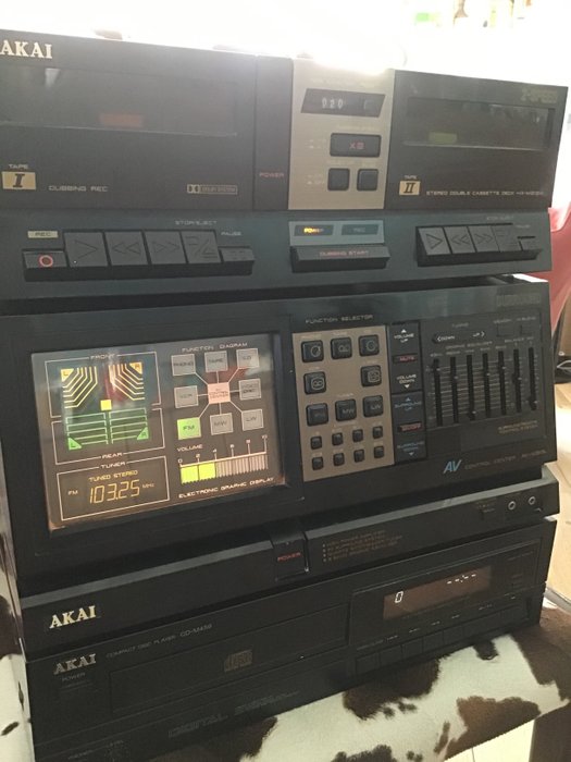 Akai - AV-M313, HX-M313W, CD-M459 - Diverse modellen - Cassetterecorder-speler, Cd speler, Stereo receiver