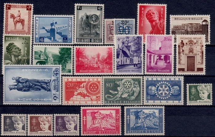 Belgia 1954 - Anul 1954 complet - OBP 938/60