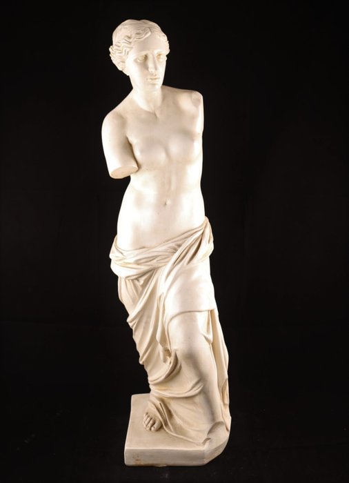 Grande statue de la Vénus de Milo - 83 cm - Plâtre - Vers 1950