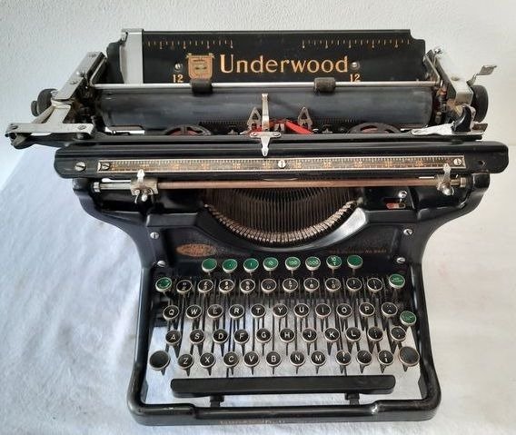 Underwood Typewriter Company - Underwood 6 - Maszyna do pisania, lata 30 - Żelazo (odlew/kute)