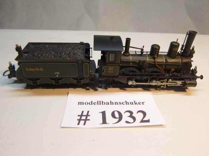 Trix H0 - 22130 - 蒸汽機車 - 巴伐利亞B IV特里斯坦-＃1932 - K.Bay.Sts.B