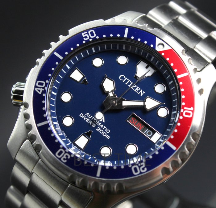 Preview of the first image of Citizen - Promaster Aqualand Diver's Pepsi - NY-0086-83L - Men - 2021.