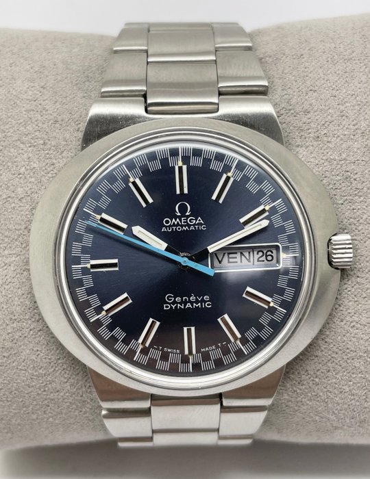 Omega - Genève Dynamic - DayDate -  Cadran "Racing Blue" - "NO RESERVE PRICE" - Tool-107 - Hombre - 1970-1979