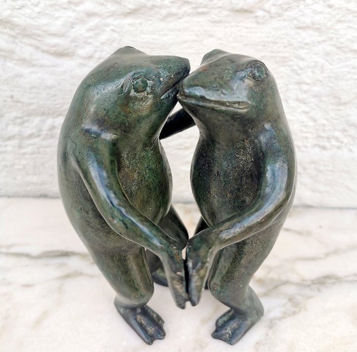 Figurine - Dancing for couple - Bronze
