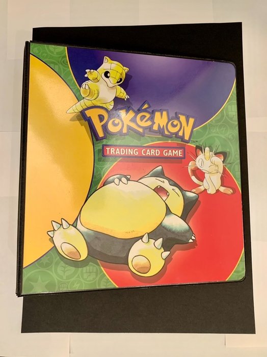 Wizards of the coast - Pokémon - Kaarten + map + gids - Lotto 199 carte Pokemon più raccoglitore originale e guida originale carte Gym Challange