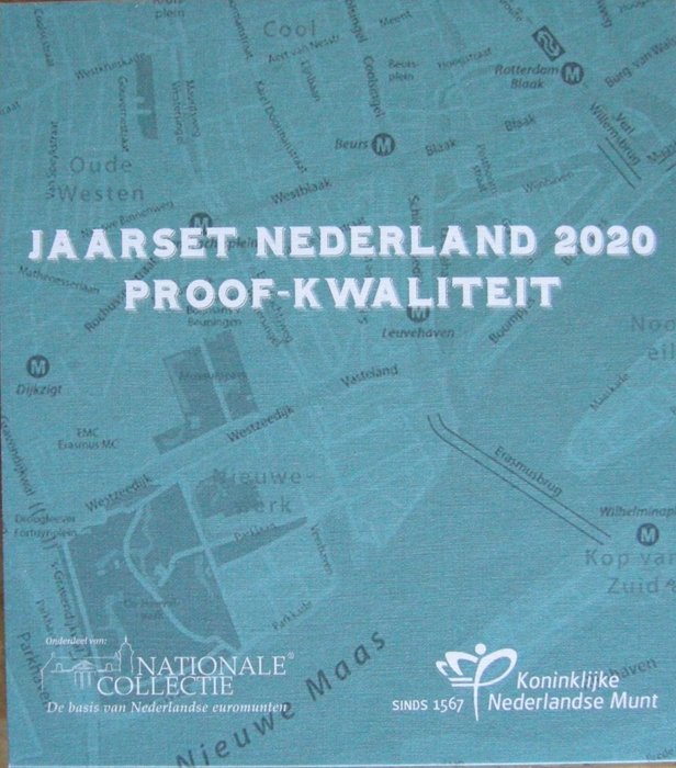 Netherlands. Proof Set 2020 "Inclusief penning Songfestival"