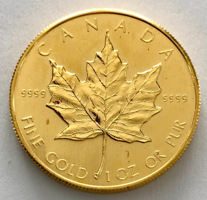 Kanada. 50 Dollars 1985 - Maple Leaf - 1 Oz