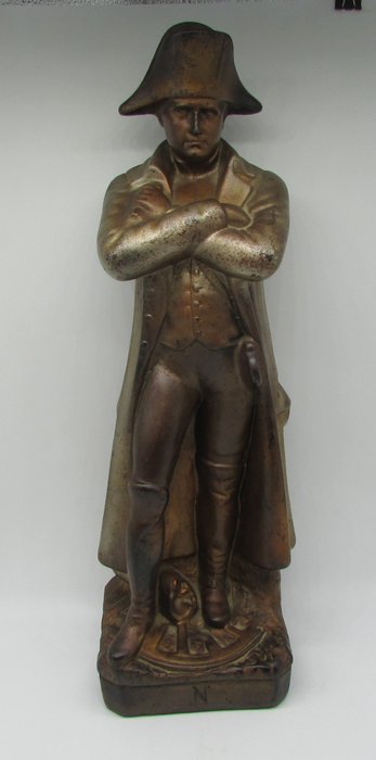 Salvetti - grande escultura de Napoleão assinada - Gesso