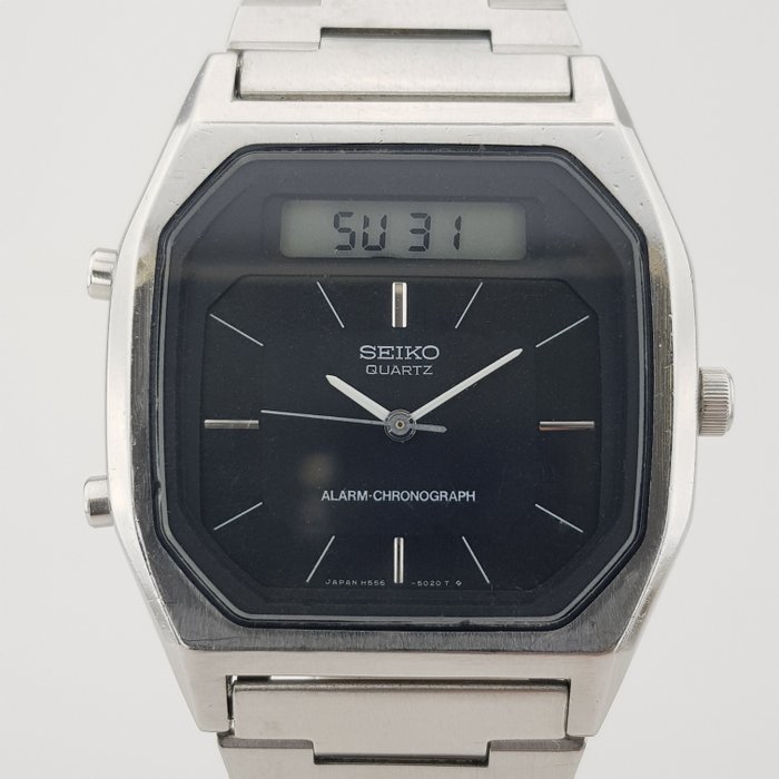 Seiko - H556 500A Alarm Chronograph - 男士 - 1980-1989