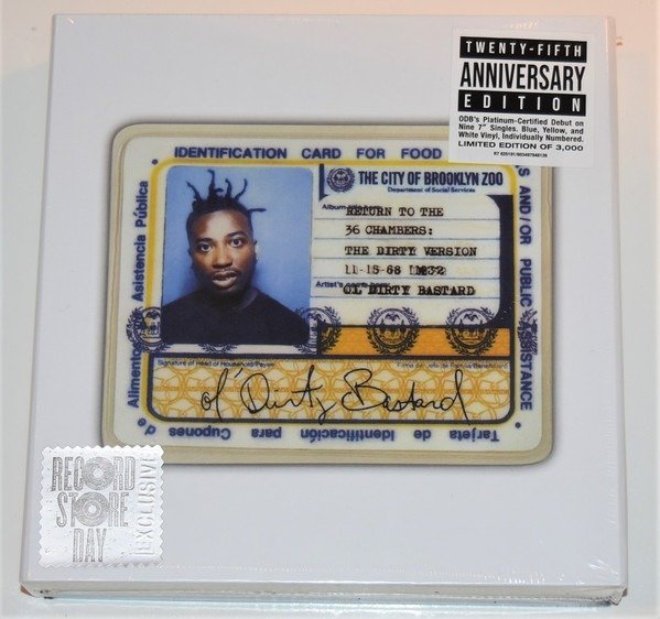 Ol' Dirty Bastard ‎ - Return To The 36 Chambers || Limited & Numbered Edition || Coloured 7' inches || Mint & Sealed - LP Box Set - Vinyle de couleur - 2020/2020