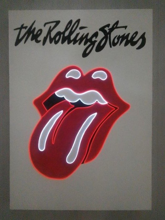 De Rolling Stones - Neon Highlights Artwork - Kunstwerk / schilderij - 2020/2020