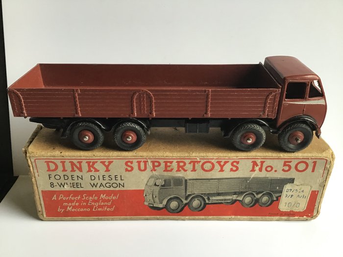 Dinky Toys - 1:43 - No.501 Camion Foden 1948 - zeldzame kleur