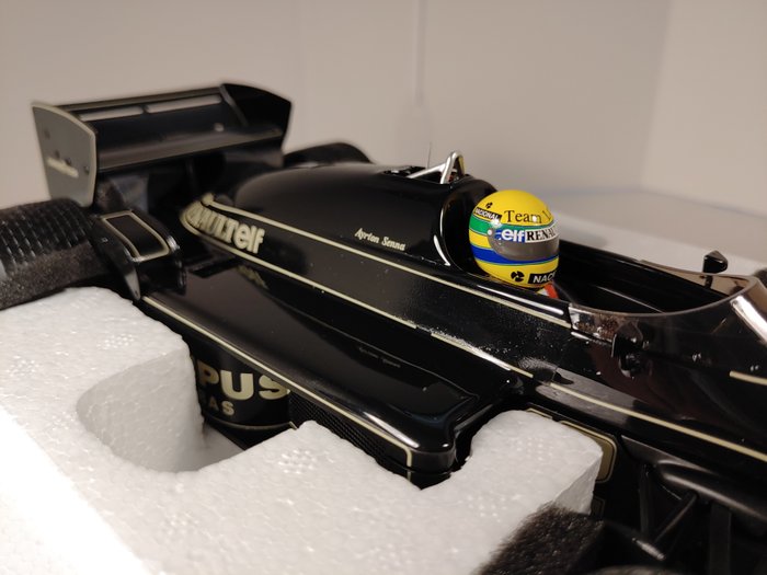 Preview of the first image of PremiumX - 1:18 - Lotus Renault 97T #12 Ayrton Senna Winnaar GP Portugal 1985.
