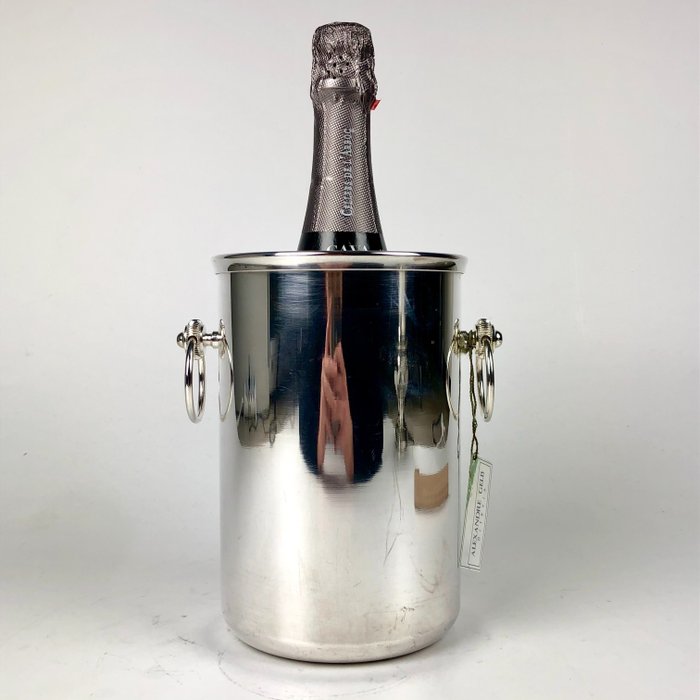 orfèvrerie Alexandre Gelb - Rafraîchisseur de bouteille de vin, seau à champagne, seau à glace - Métal argenté
