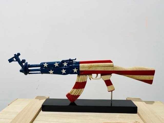 Image 2 of Van Apple - Art Against War - USA Amex AK-47