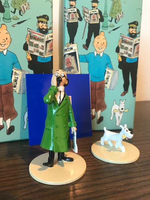 2016 Tournesol avec Milou "Lisez Tintin" 46304 Figurine Pixi Moulinsart