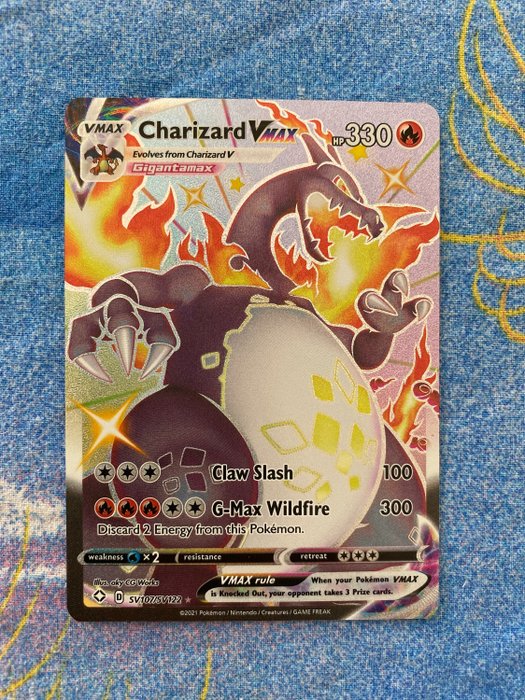 Pokemon Trading Card Pokemon Card Shiny Charizard Vmax Catawiki