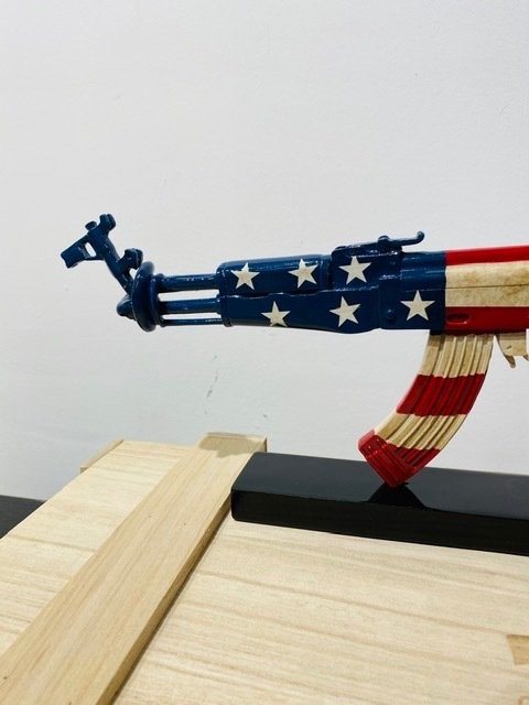 Image 3 of Van Apple - Art Against War - USA Amex AK-47