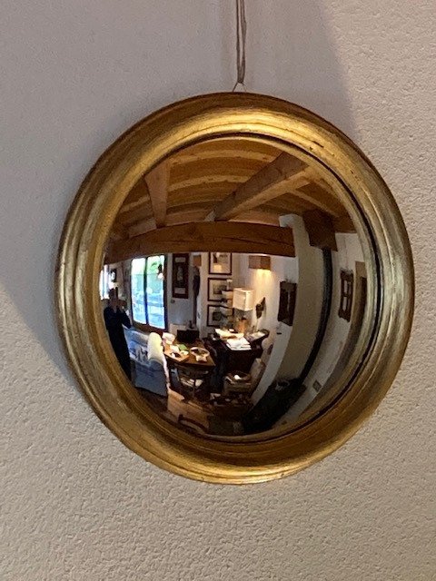 Miroir rond convexe