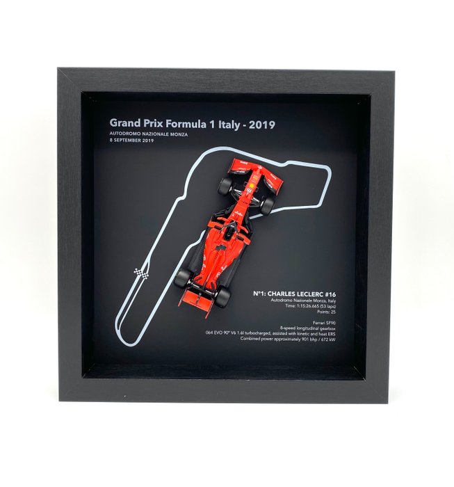 Artwork - Ferrari - Charles Leclerc -  GP F1 Italy Autodromo Nazionale Monza 2019