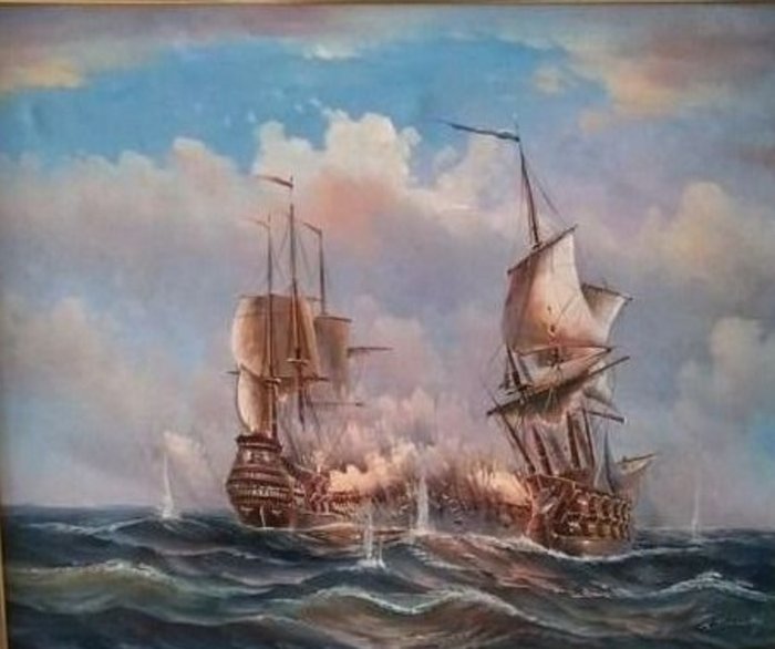 Jacques Harvey (XX) - Bataille navale