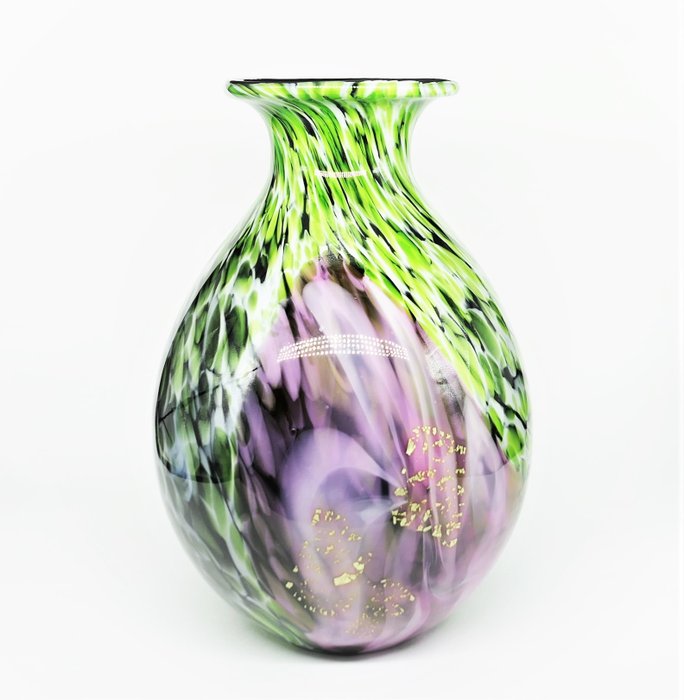 Vase - Glass - By 'Kamei Glass' - Japan - Shōwa period - Catawiki