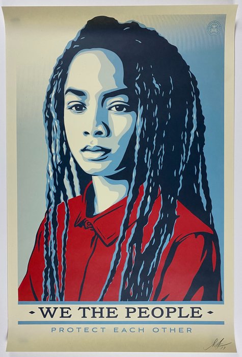 Image 2 of Shepard Fairey (OBEY) (1970) - We The People - Protect Each Other