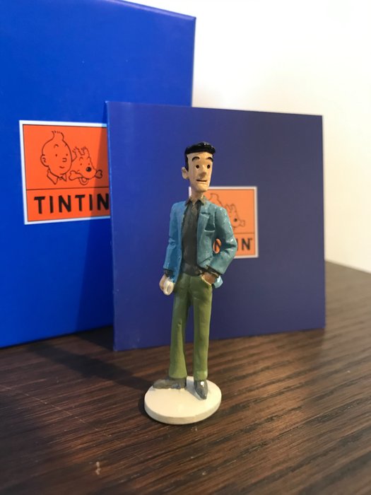 Tintin - Figurine Moulinsart 46515 - Journaliste Jean-Loup de la Batellerie - Série Carte de Voeux 1972 - (2018)