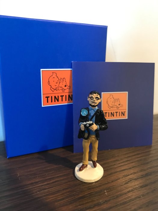 Tintin - Figurine Moulinsart 46514 - Photographe Walter Rizotto - Série Carte de Voeux 1972 - (2018)