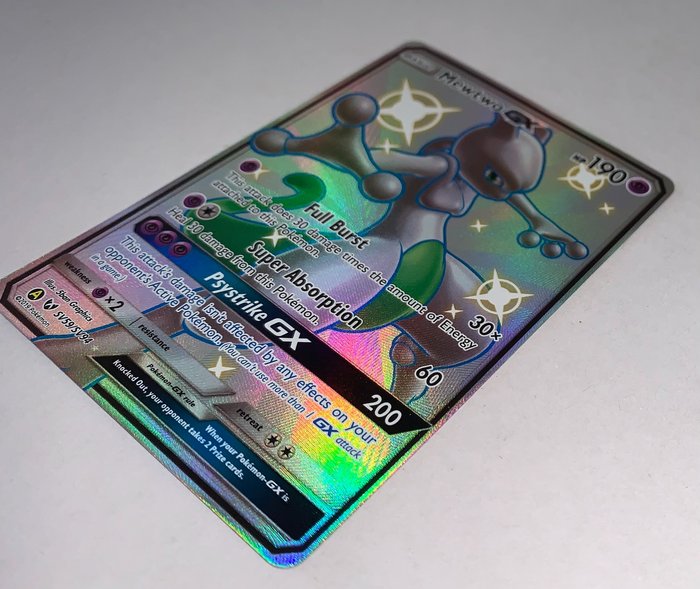 Pokémon - Trading card - Mewtwo Shiny GX - Ultra Rare! - Mint - Catawiki
