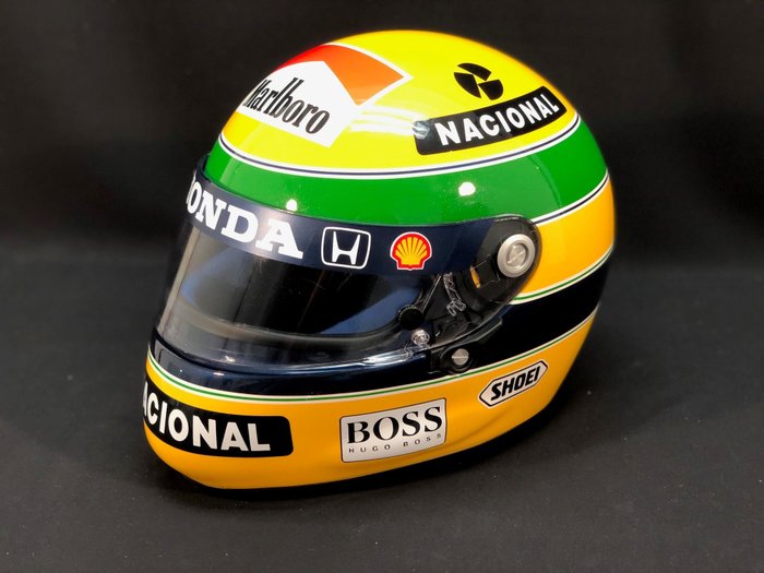 麥拿侖車隊 - 一級方程式 - 艾爾頓·冼拿 - 1992 - 複製頭盔