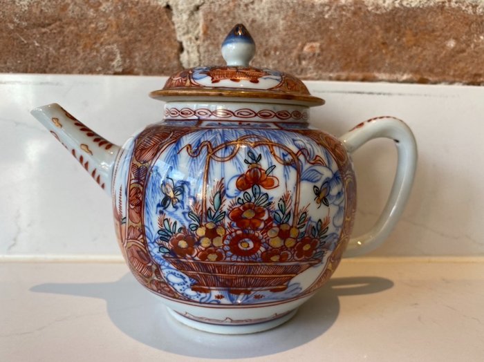 Amsterdams Bont Chinese porcelain teapot - Porselein - China - Kangxi (1662-1722)
