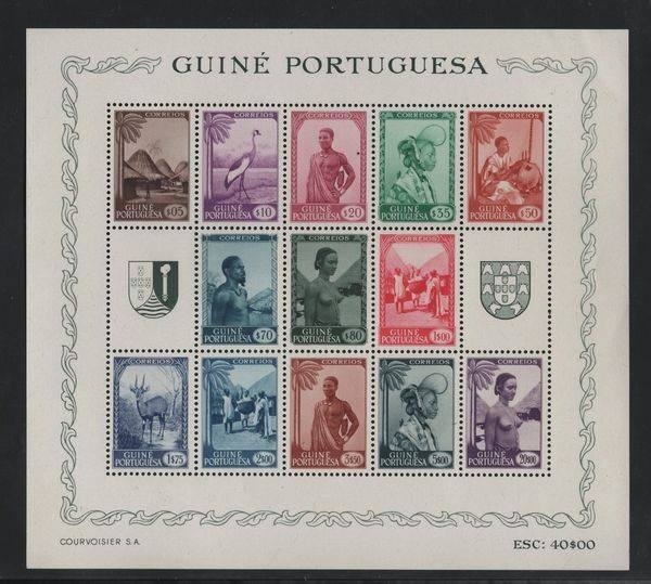 Guinée portugaise 1948 - Guinea's themes block. - Mundifil bloco 2