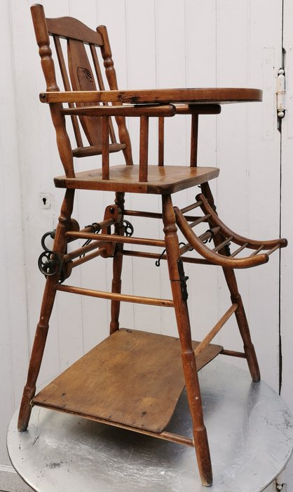 Baby chair-children's chair - Steel, Wood