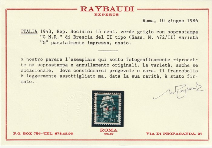 Lot 49148921 - Exclusive Italian Stamps  -  Catawiki B.V. Weekly auction - Note the closing date of each lot