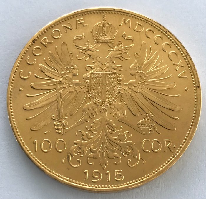 Austria. 100 Corona 1915 - (Restrike) Franz Joseph I.