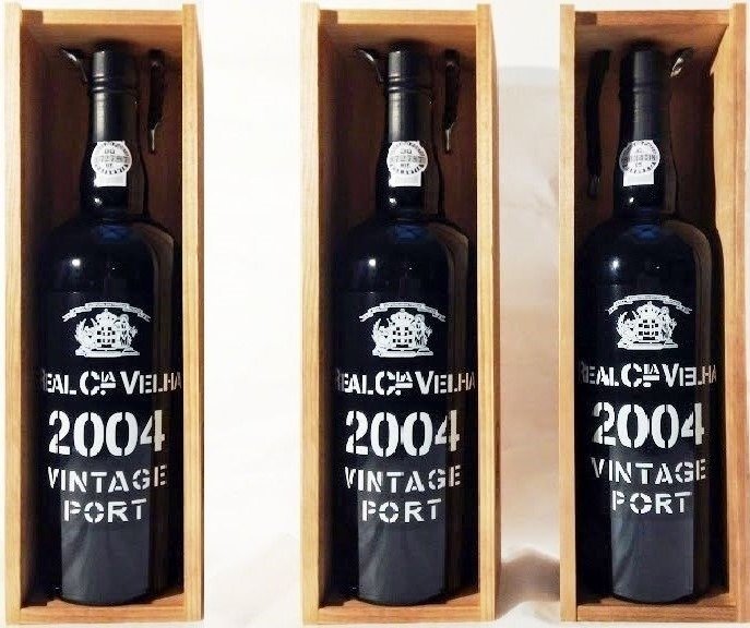 2004 Real Companhia Velha Vintage Port - 3 Bottles (0.75L)